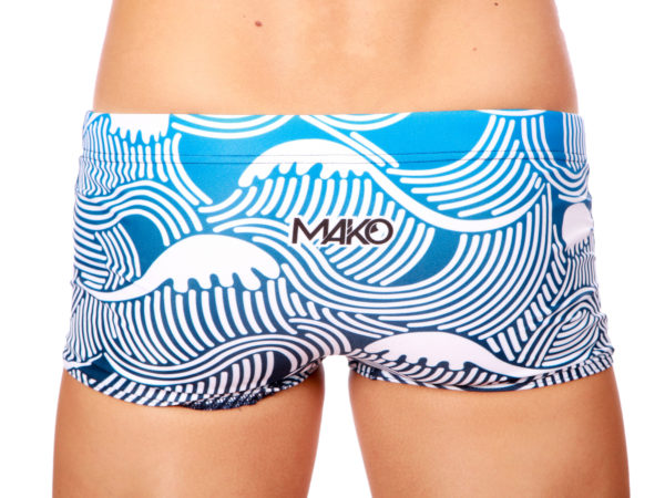 Badeshorts Herren - Waves Blue – Bild 2