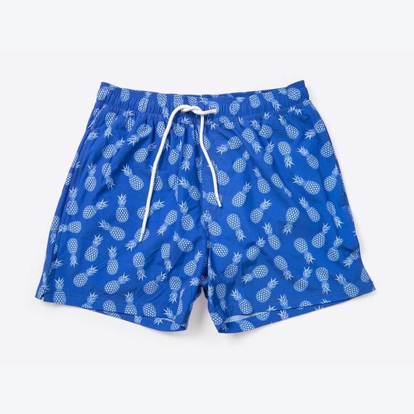 Ananas Badehose Blau Rothirsch – Bild 4