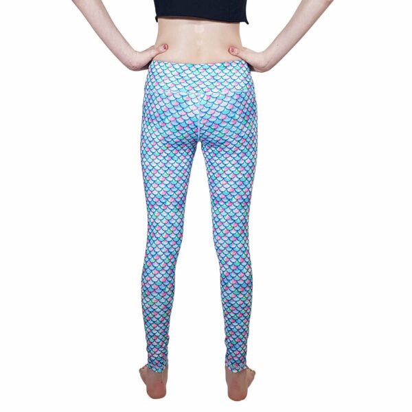 Meerjungfrau Leggings Aurora Borealis – Bild 5