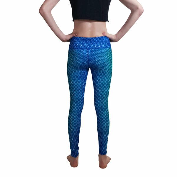 Meerjungfrau Leggings Blue Lagoon – Bild 3