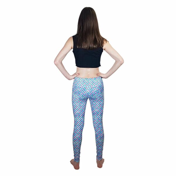 Meerjungfrau Leggings Aurora Borealis – Bild 4