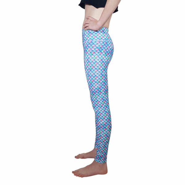 Meerjungfrau Leggings Aurora Borealis – Bild 3